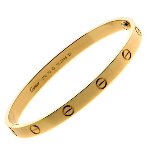 cartier bracelet 750 19|cartier 750 bracelet price.